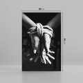 Obraz na płótnie 50x70 - Splątane Uczucia - czarno biała fotografia, artystyczna
