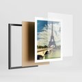 Plakat w ramie 40x50 - Wieża Eiffla - Ikona Paryża - wieża, Eiffla - rama czarna