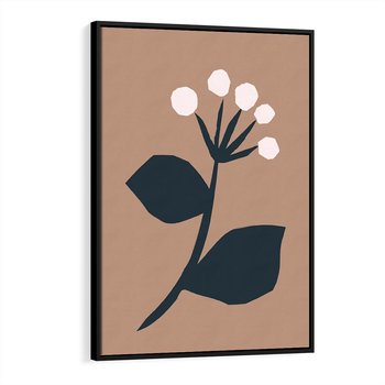 Obraz w ramie 70x100 - Rozbijające Granice - abstrakcyjny obraz, plakat - rama czarna