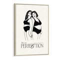 Obraz w ramie 50x70 - Siła i Wspólnota - nowoczesna sztuka kobieca, plakat - rama drewno