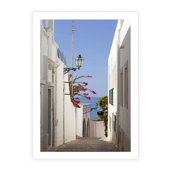 Plakat bez ramy 30x40 - Podróże w Czasie: Perspektywiczna Uliczka - uliczka, perspektywa