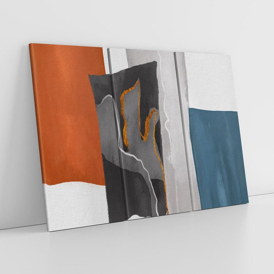 Obraz na płótnie 120x80 - Nowoczesna geometria - nowoczesny, geometryczny