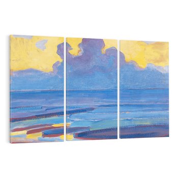 Obraz na płótnie 120x80 - "By the Sea" (1909), Piet Mondrian - Reprodukcja - reprodukcja, obraz na płótnie