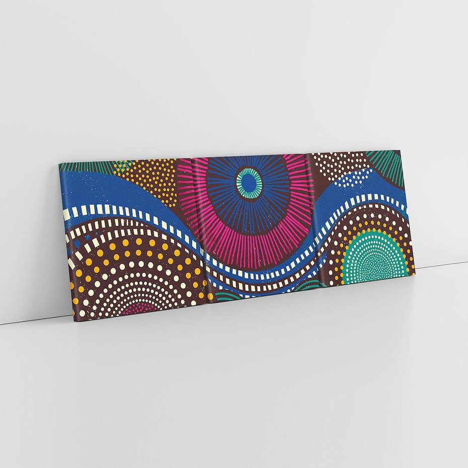 Obraz na płótnie 90x30 - Energia Wzorców - enticzne wzory, kształty