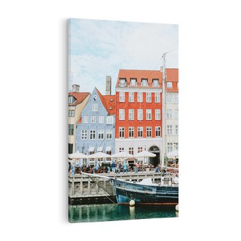 Obraz na płótnie 80x120 - Miejska Dynamika - Dania, Kopehaga