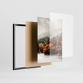 Zestaw obrazy w ramie 30x40 galeria - Krajobraz, góry, jesień, liście - rama czarna