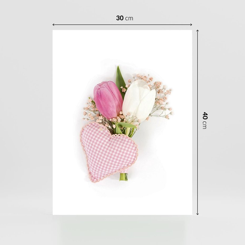 Plakat bez ramy 30x40 - Kolorowa Harmonia - kwiaty, bukiet