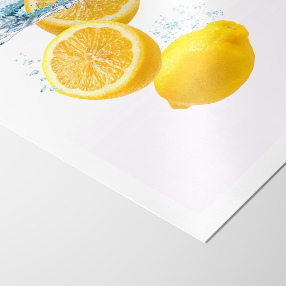 Plakat bez ramy 30x40 - Świeże cytryny pełne smaku - cytryny, owoce