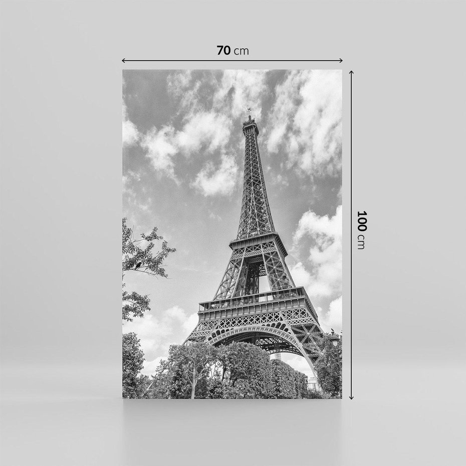Obraz na płótnie 70x100 - Piękno architektury - Wieża, Eiffla