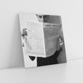 Obraz na płótnie 80x80 - Nowe Wiadomości - retro zdjęcie, czarno białe