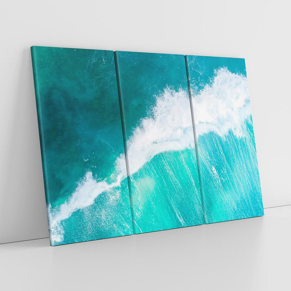 Obraz na płótnie 120x80 - Siła i Spokój - morze, ocean