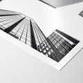Plakat bez ramy 21x30 - Architektoniczna Symetria - architektura, wysoki wieżowiec