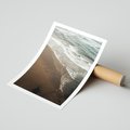 Plakat bez ramy 30x40 - Spokój nad plażą - plaża, morze