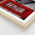 Plakat w ramie 50x70 - Budka w Londynie - Londyn, budka - rama drewno