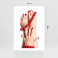 Plakat bez ramy 21x30 - Manicure spa: piękno i relaks - manicure, spa
