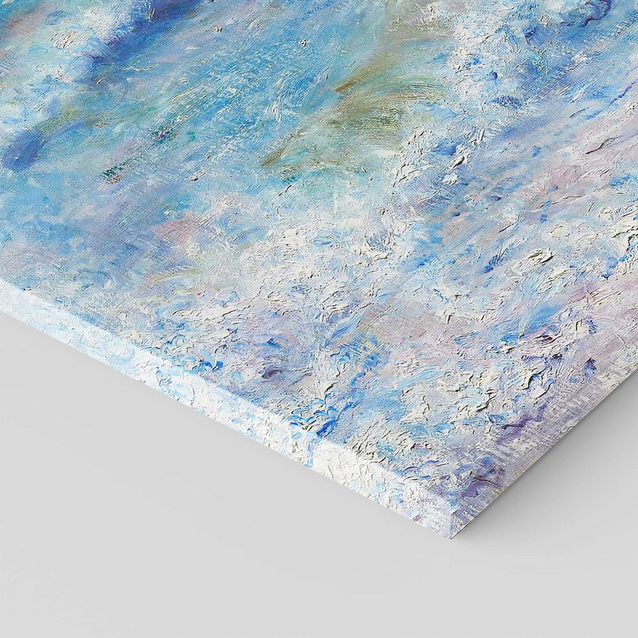 Obraz na płótnie 50x70 - "Seascape" (1897), Pierre-Auguste Renoir - Reprodukcja - reprodukcja, obraz na płótnie