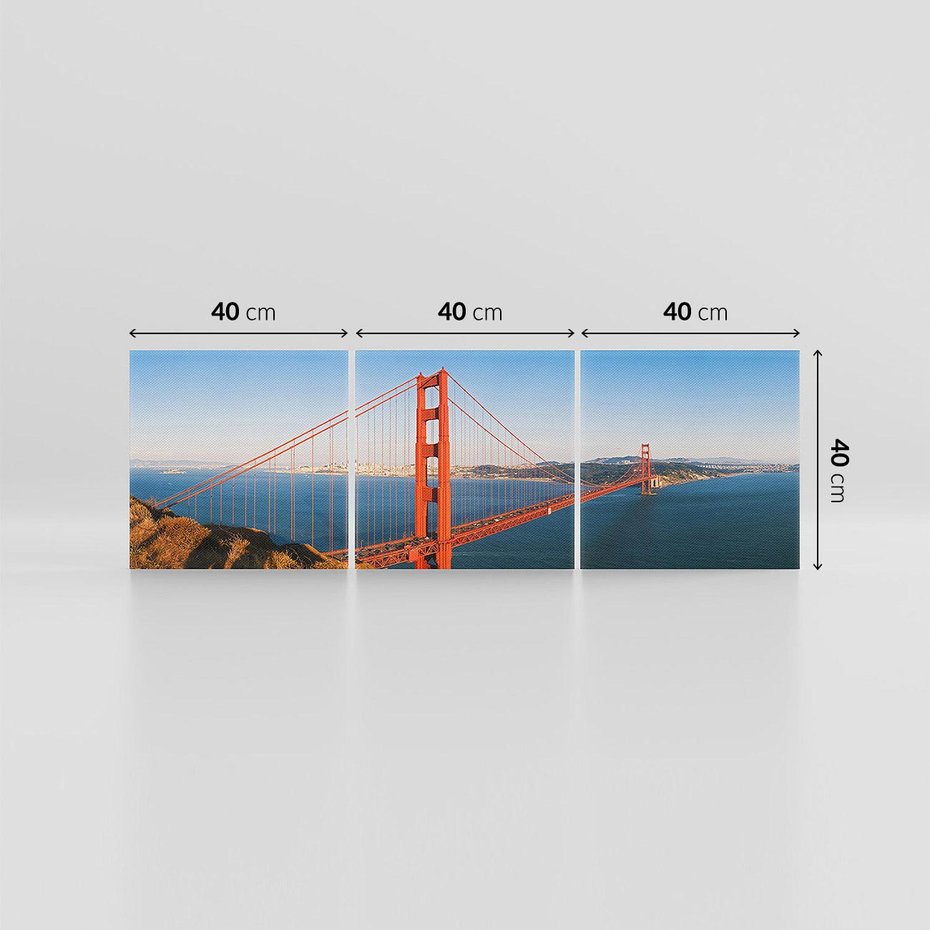 Obraz na płótnie 120x40 - Golden Gate San Francisco - Golden Gate, San
