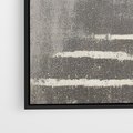 Obraz w ramie 50x70 - Malowane impresje zmysłów - abstrakcyjne plamy, linie - rama czarna