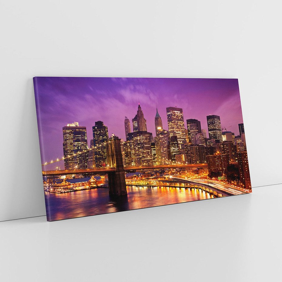 Obraz na płótnie 140x70 - Nowy Jork: miasto nieprzespanych nocy - New York, USA