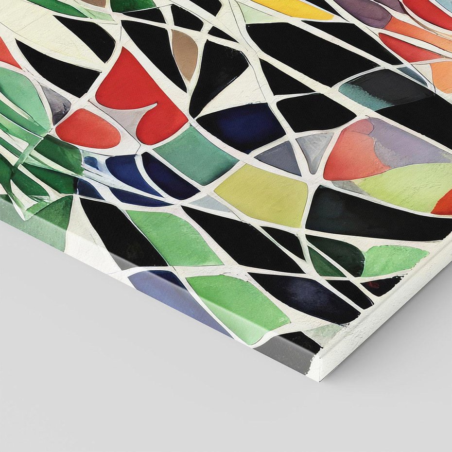 Obraz na płótnie 80x120 - Taniec Plam i Kształtów - abstrakcyjny akwarelowy obraz, plamy