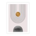 Plakat bez ramy 30x40 - Geometryczny Blask - nowoczesna grafika, geometria