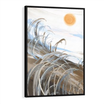 Obraz w ramie 50x70 - Zaklęty Wschód - akwarela, obraz - rama czarna