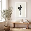 Plakat bez ramy 30x40 - Elegancja Palm - nowoczesna sztuka, minimalistyczny styl