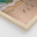 Zestaw obrazy w ramie 40x50 galeria - Plaża, boho, wakacje, morze - rama drewno