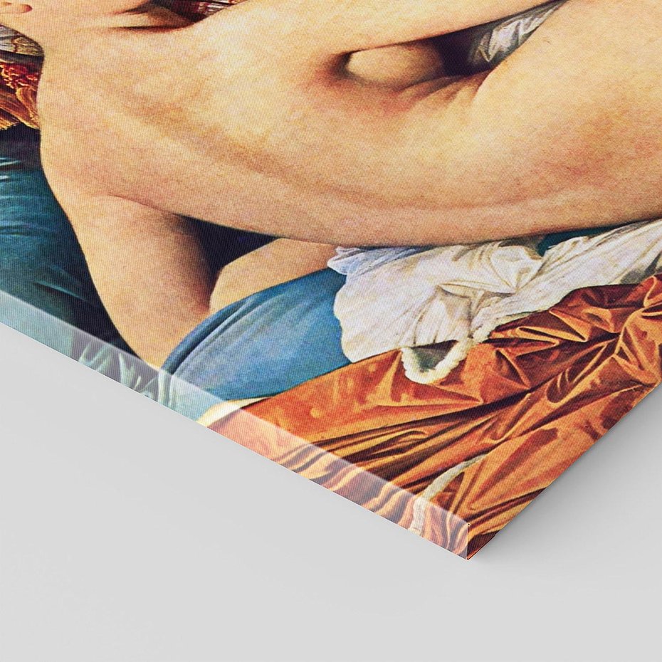 Obraz na płótnie 100x50 - "Grande Odalisque" (1814) Jean Auguste Dominique Ingres - Reprodukcja - reprodukcja, obraz na płótnie