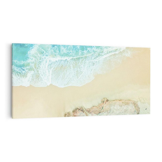 Obraz na płótnie 100x50 - Turkusowe Skrzydła - morze, plaża