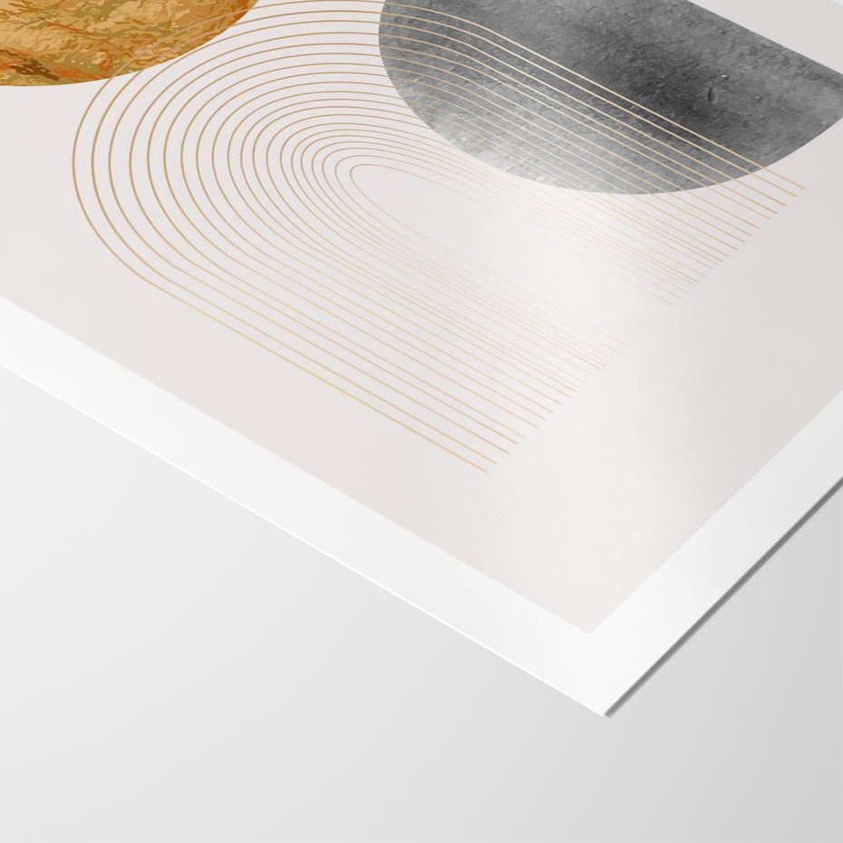 Plakat bez ramy 21x30 - Nowoczesna Sztuka Geometrii - nowoczesna sztuka, modern