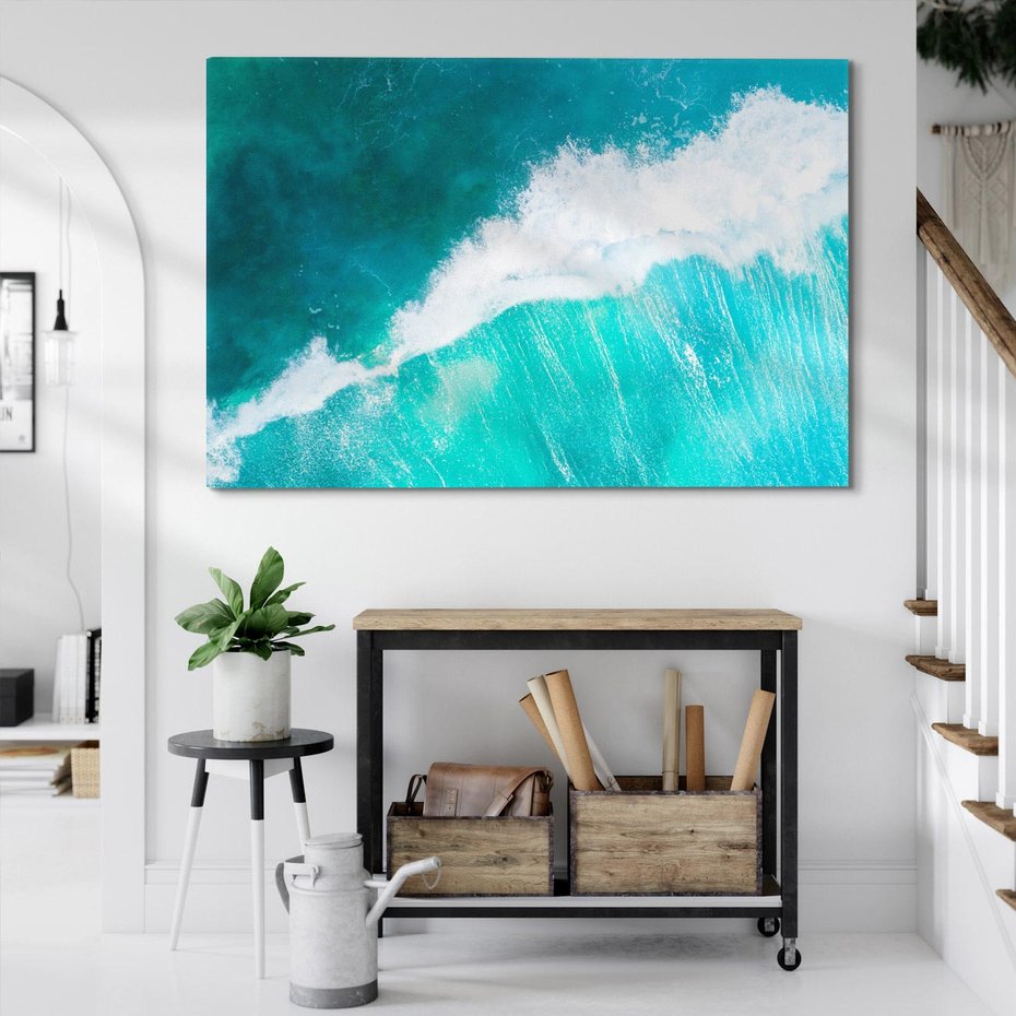 Obraz na płótnie 100x70 - Siła i Spokój - morze, ocean