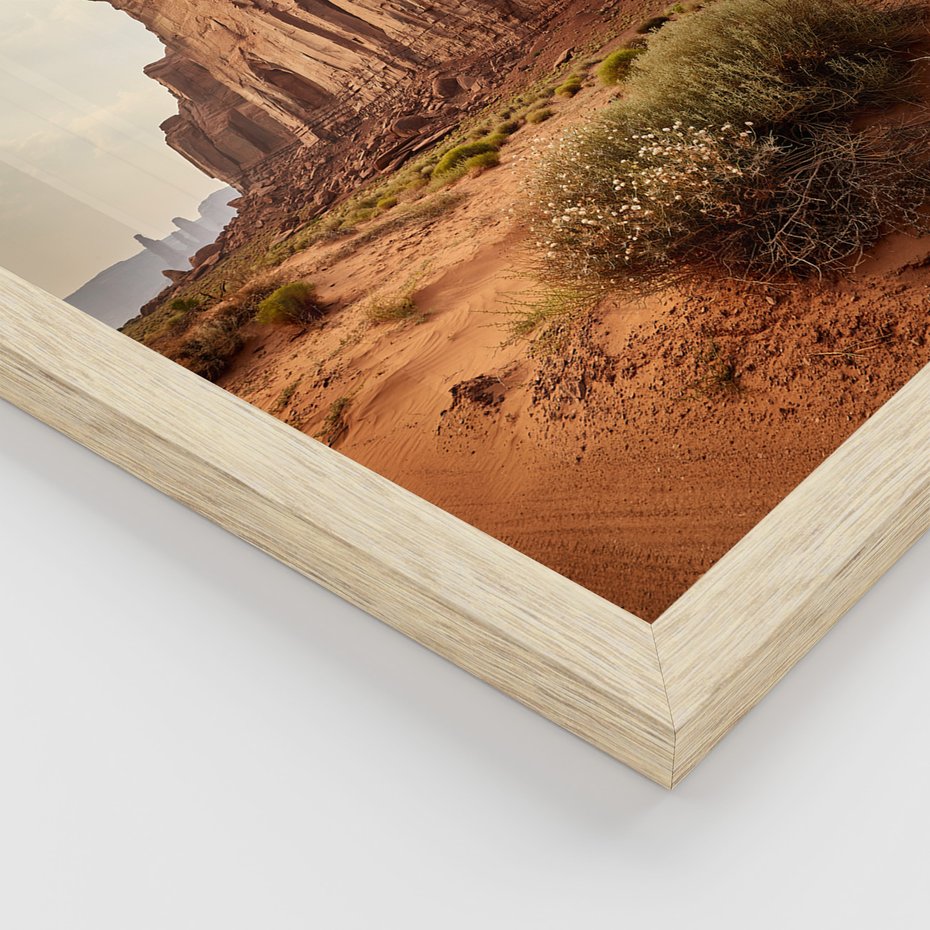 Zestaw obrazy w ramie 30x40 galeria - Kanion, widok, pustynia, USA - rama drewno