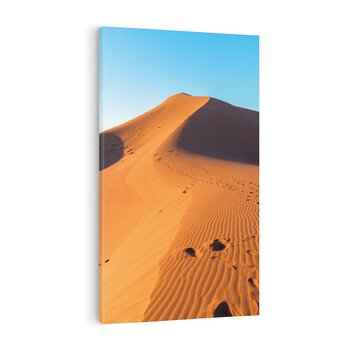 Obraz na płótnie 80x120 - Piasek pustyni wędruje - pustynia, piasek