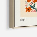 Obraz w ramie 80x120 - Refleksje Kolorowych Tajemnic - kwiaty, kompozycja - rama drewno