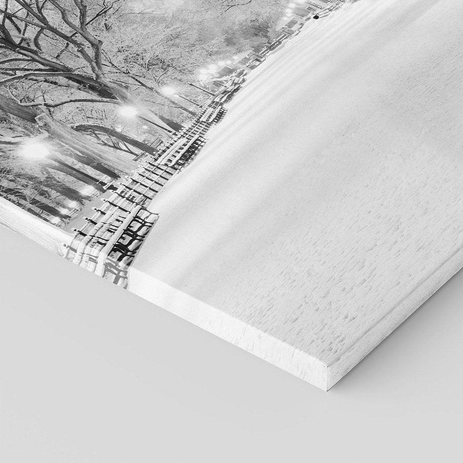 Obraz na płótnie 70x100 - cisza wśród drzew - zima, park