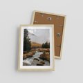 Plakat w ramie 30x40 - W Górskiej Dolinie - artystyczna fotografia, las - rama drewno
