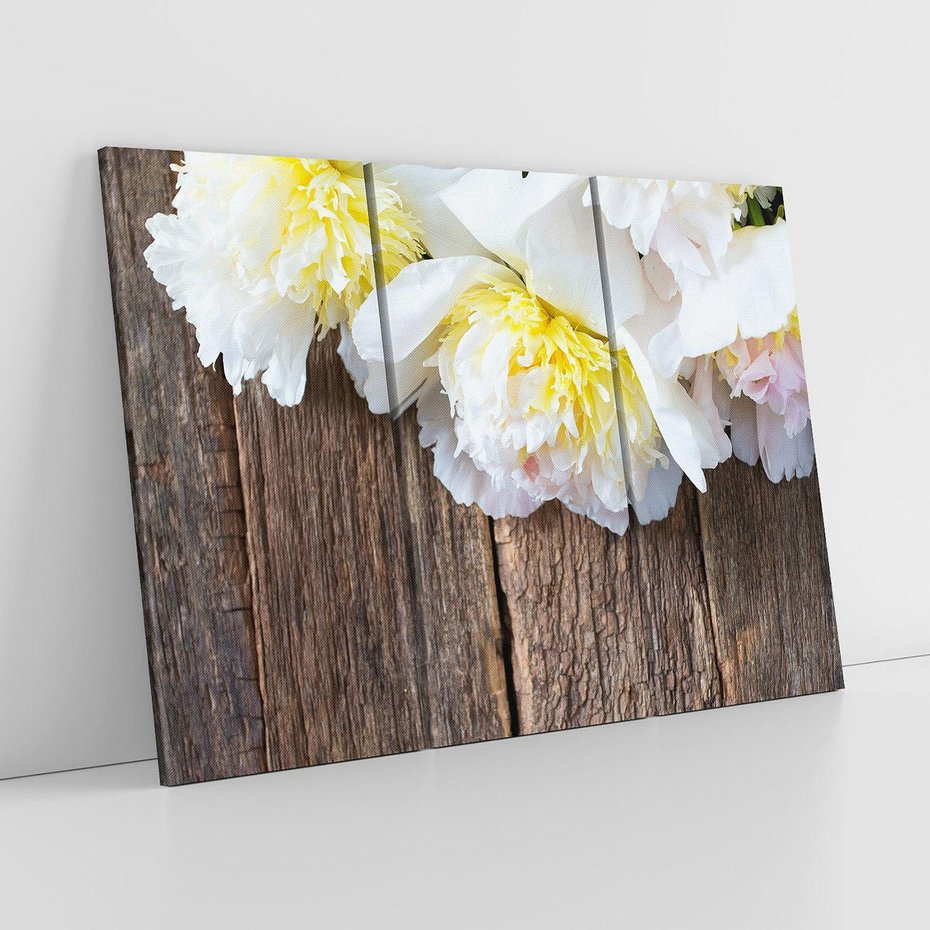 Obraz na płótnie 120x80 - Relaksująca Harmonia - kwiaty, spa