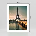 Plakat bez ramy 40x50 - Paryski Szczyt - Paryż, wieża