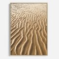Obraz w ramie 80x120 - Piasek i Nieskończoność - pustynia, piasek - rama drewno