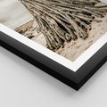Plakat w ramie 30x40 - Ciepło Przeszłości - retro fotograia, odcienie sepii - rama czarna