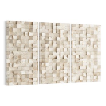 Obraz na płótnie 120x80 - Geometryczne 3D: Abstrakcyjna Harmonia - geometryczne, 3D