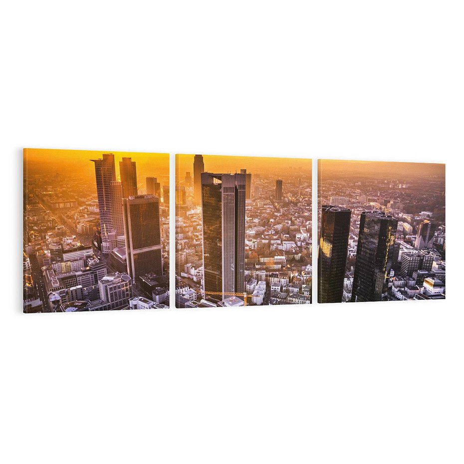 Obraz na płótnie 120x40 - Magiczny Frankfurt - miasto kontrastów - Frankfurt, Niemcy