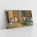 Obraz na płótnie 120x60 - The Dance Foyer at the Opera on the rue Le Peletier (1872), Edgar Degas - Reprodukcja - reprodukcja, obraz na płótnie