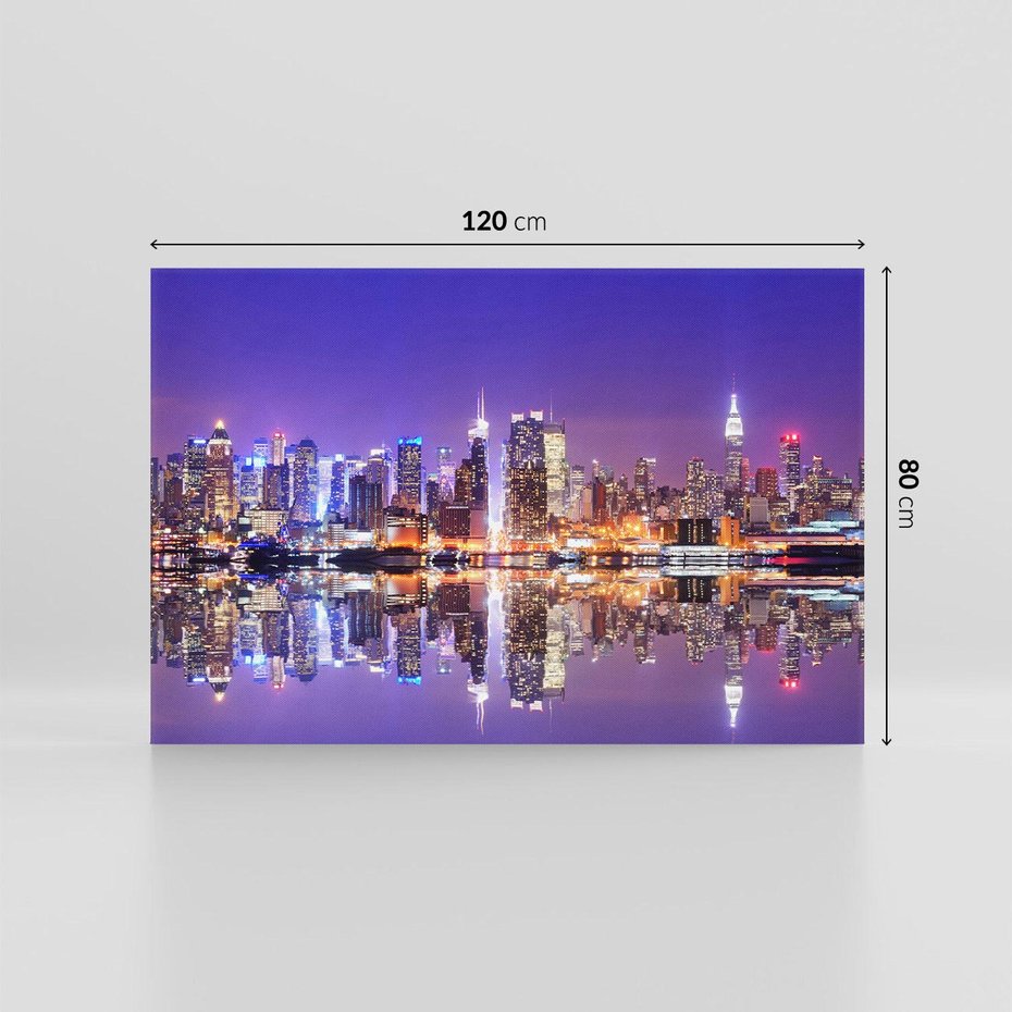 Obraz na płótnie 120x80 - Dynamiczne miasto - Nowy Jork - USA, miasto