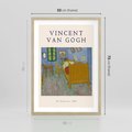 Plakat w ramie 50x70 - Reprodukcja van Gogha - vincent van gogh, reprodukcja - rama drewno