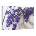 Obraz na płótnie 70x50 - relaks z aromatem - lawenda, spa