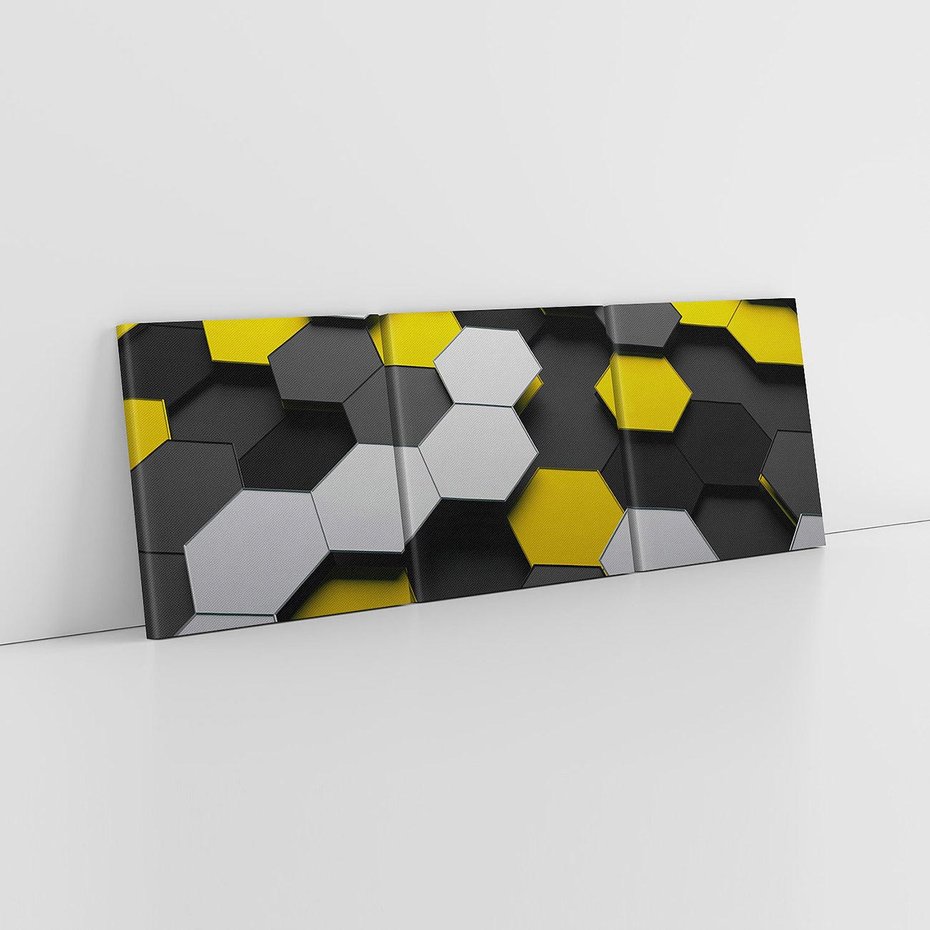 Obraz na płótnie 90x30 - Wymiar abstrakcji - 3D, abstrakcja