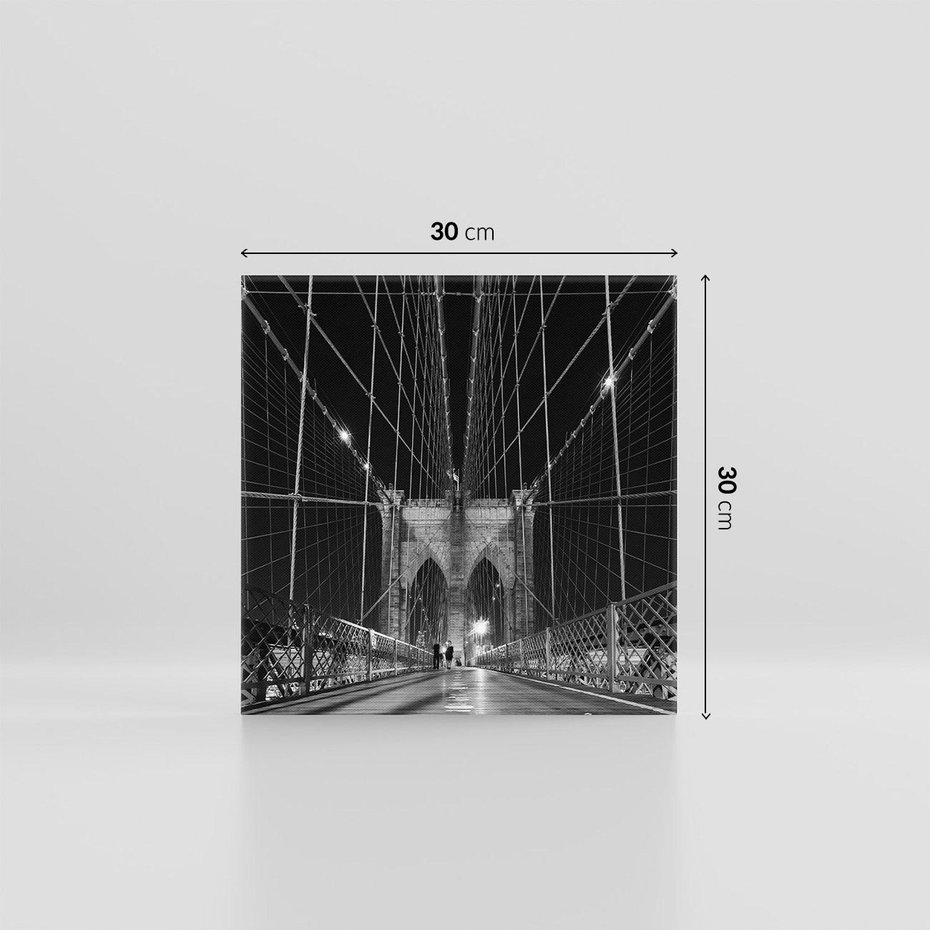 Obraz na płótnie 30x30 - Nowy Jork - Mosty w USA - NY, USA
