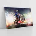 Obraz na płótnie 70x50 - Adrenalina na motocyklu cross - motocykl, cross